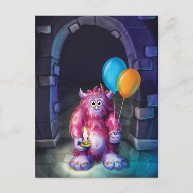 Jingle Jingle Little Gnome Grattis på födelsedagen Vykort (Framsida)