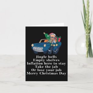 Jingle Joe Biden Rolig Tomte Trump Ful Jul Kort