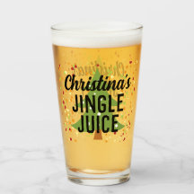 Jingle Juice Funny Personlig julöl