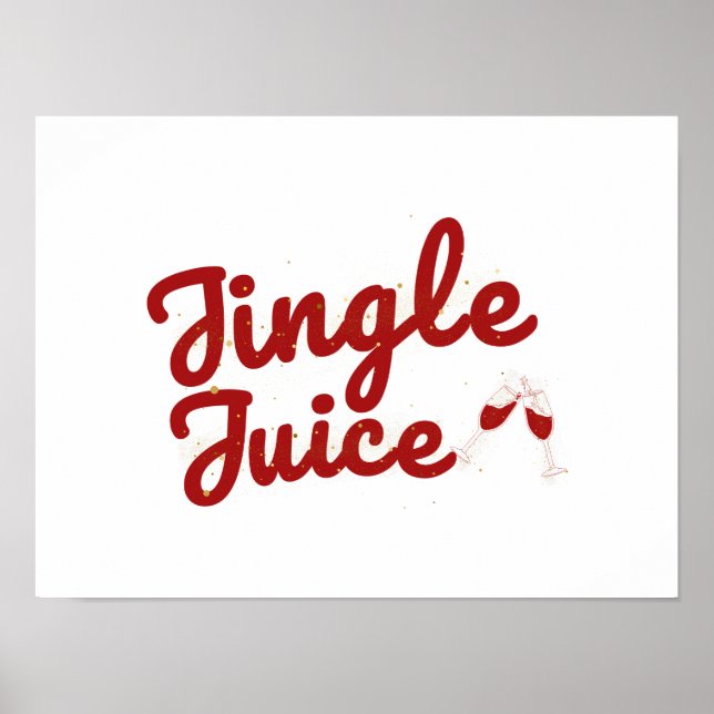 Jingle Juice, Julfest Poster (Framsidan)