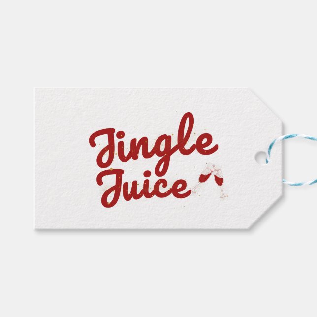 Jingle Juice, Julfest Presentetikett (Framsidan (Horisontell))