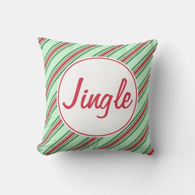 Jingle jul Pillow Kudde (Framsida)