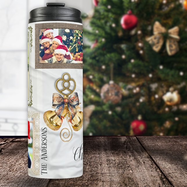 Jingle Klockor 5 Photo Collage Guld White Eclectic (Skapare uppladdad)