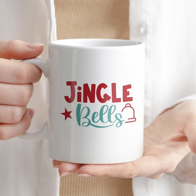 Jingle Klockor Coffee Tea jul Helgdag Kaffemugg (Skapare uppladdad)