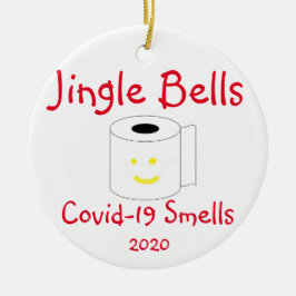 Jingle Klockor, Covid-19 Smells Julgransprydnad Keramik