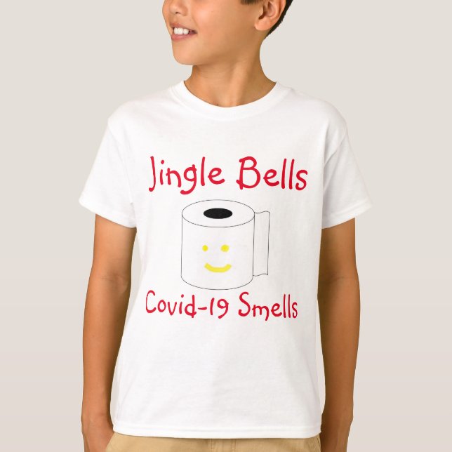 Jingle Klockor, Covid-19 Smells T Shirt (Framsida)