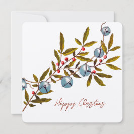 Jingle Klockor Hälsning Julkort