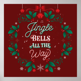 Jingle Klockor hela julen Poster 24 x 24