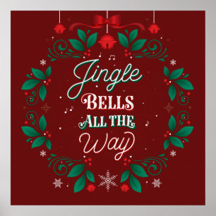Jingle Klockor hela julen Poster 24 x 24