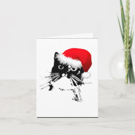 Jingle Klockor Helgdag Cat-kort Helgkort