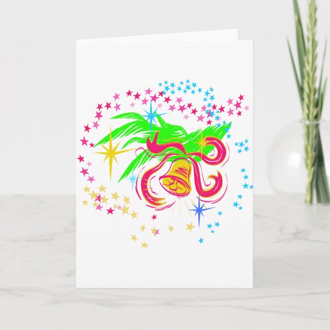 Jingle Klockor Helgkort (Framsida)