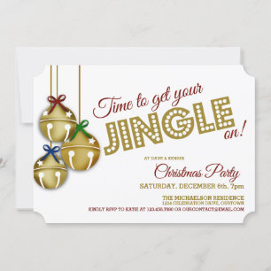 Jingle Klockor julfest - inbjudan