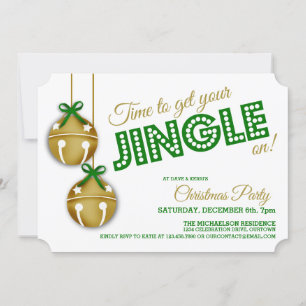 Jingle Klockor julfest - inbjudan