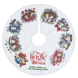 Jingle Klockor Julgransmatta Borstad Polyester