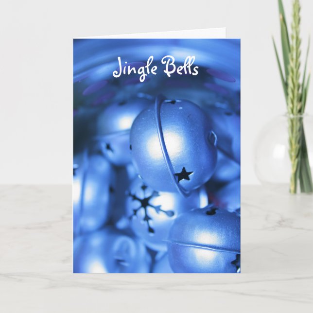 Jingle Klockor julhälsningskort Helgkort (Framsida)