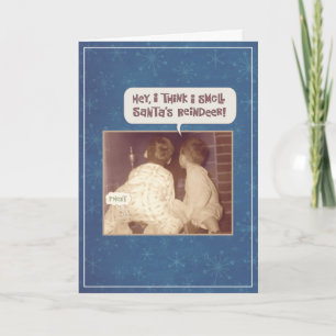 Jingle Klockor och Reindeer Smells Helgkort