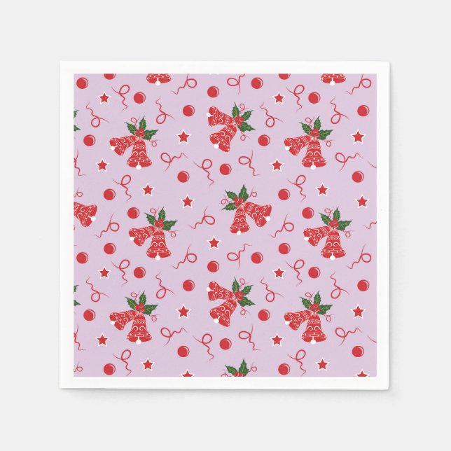 Jingle Klockor Pappersservett (Framsidan)