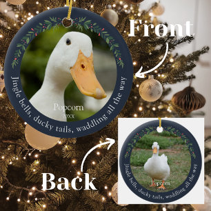 Jingle Klockor Pet Anka jul Julgransprydnad Keramik
