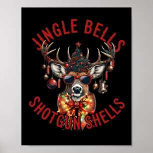 Jingle Klockor Pistol Snäckas Funny Hunter Poster