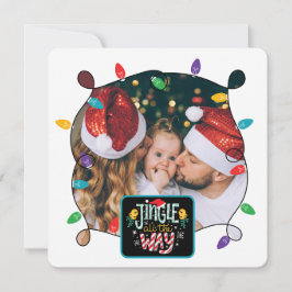 Jingle-kort hela vägen (lägg till dina foton) julkort