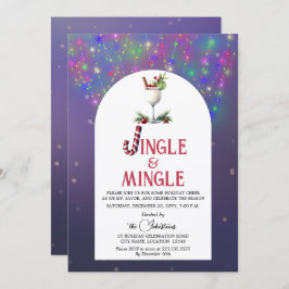 Jingle & Mingle Cocktail-Julfest Inbjudningar