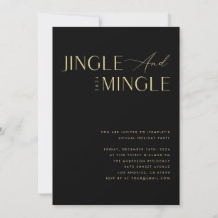 Jingle & Mingle Corporate Company Jul Party Inbjudningar