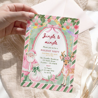 Jingle & Mingle Holidayfest Inbjudningar