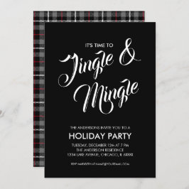 Jingle & Mingle-inbjudan till Julfest under jul Inbjudningar