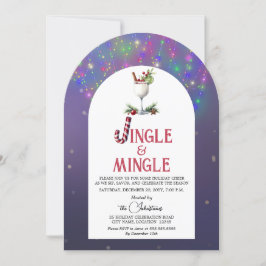 Jingle & Mingle Jul Julfest Inbjudningar