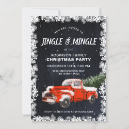 Jingle Mingle jul Party Inbjudningar