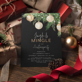 Jingle & Mingle jul Party Inbjudningar