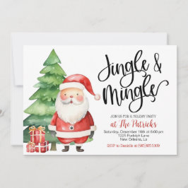 Jingle & Mingle Julfest-inbjudan Inbjudningar