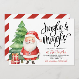 Jingle & Mingle Julfest-inbjudan Inbjudningar