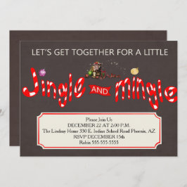 Jingle & Mingle julfest Inbjudningar
