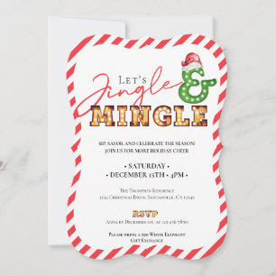 Jingle & Mingle julmarquee Julhelg Inbjudningar