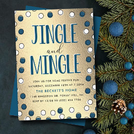 Jingle & Mingle Modern Julfest Inbjudningar