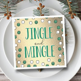 Jingle & Mingle Modern Julfest Pappersservett