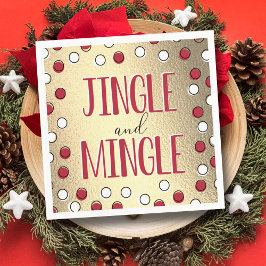 Jingle & Mingle Modern Julfest Pappersservett