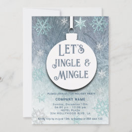 Jingle & mingle Vinterland under julfest Inbjudningar