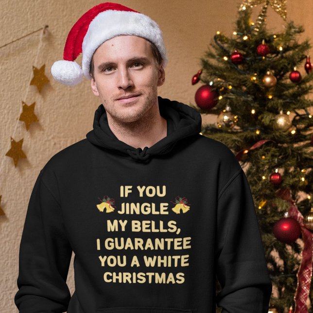 Jingle My Klockor för en vit julklapp Hoodie (Skapare uppladdad)