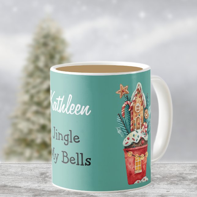 Jingle My Klockor Magic House Illustration 11oz Kaffemugg (Skapare uppladdad)