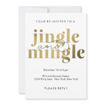 Jingle och Mingle | Inbjudan till Julfest