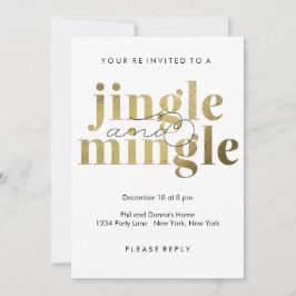 Jingle och Mingle | Inbjudan till Julfest