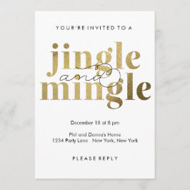 Jingle och Mingle | Inbjudan till Julfest