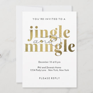 Jingle och Mingle | Inbjudan till Julfest