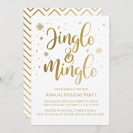 Jingle- och Mingle-inbjudningar till Julfester Inbjudningar