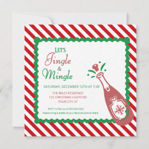 Jingle och Mingle jul firande cocktailparty