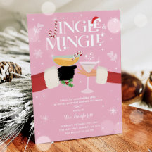Jingle och Mingle jul Helgdag Cocktail Party