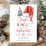Jingle och Mingle jul Helgdag Santa Party Inbjudningar<br><div class="desc">Vilken Roligt i julafton fick Party Helgdag Santa Hat inbjudan till perfekten firande. ■ Om du behöver koordinera MATCHING ITEMS,  kontrollera vår matchande samling eller butik. Har du några frågor om vår design eller om du inte kan hitta det du är tittar för,  kontakta oss: info@designmypartystudio.com</div>