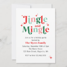 Jingle och Mingle jul Party